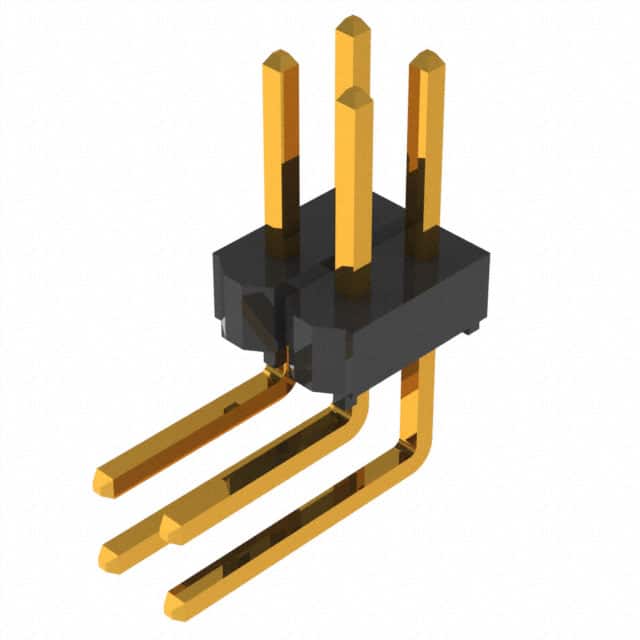 TSW-102-22-G-D-RA CONN HEADER R/A 4POS 2.54MM