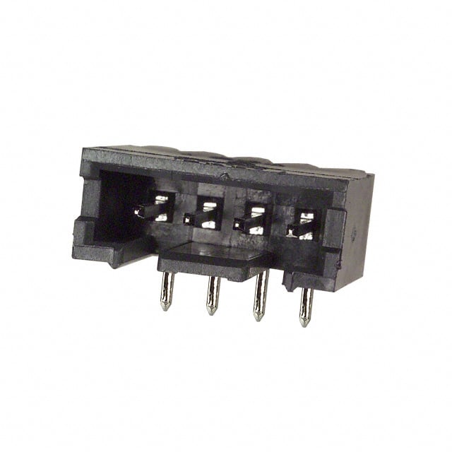 102523-1 CONN HEADER R/A 4POS 2.54MM