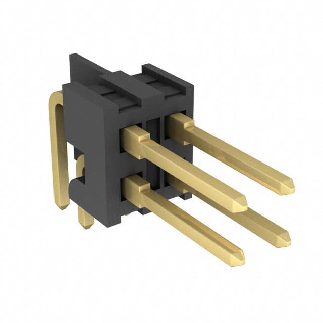 87230-2 CONN HEADER R/A 4POS 2.54MM