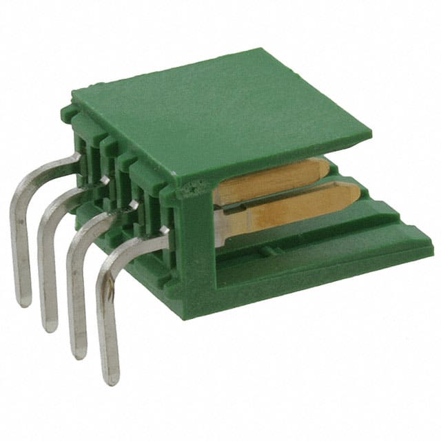280616-2 CONN HEADER R/A 4POS 3.96MM
