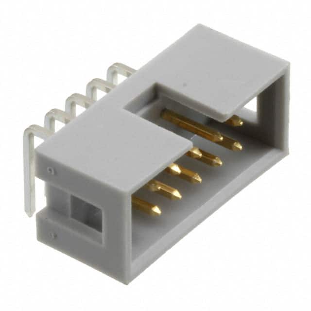 AWHW 10A-0102-T CONN HEADER R/A 10POS 2.54MM