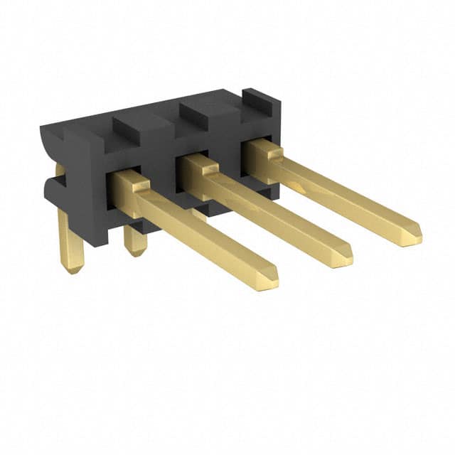 87233-3 CONN HEADER R/A 3POS 2.54MM