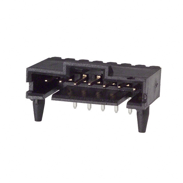 104361-6 CONN HEADER R/A 7POS 2.54MM