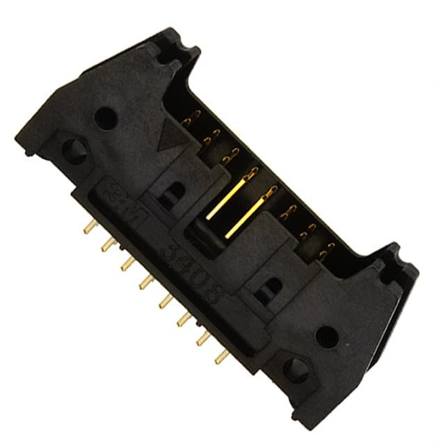 D3408-6002-AR CONN HEADER VERT 16POS 2.54MM