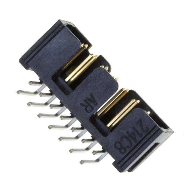 D2514-5002-AR CONN HEADER R/A 14POS 2.54MM