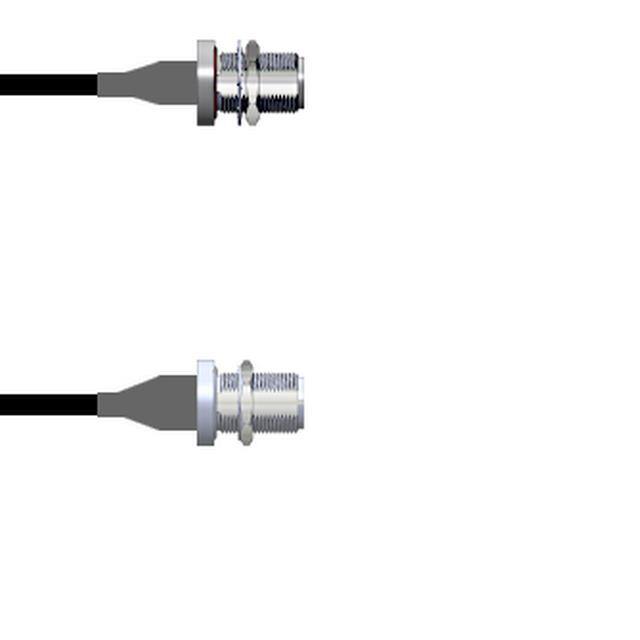 Q-1T01U0003003i CBL ASSY N-TYPE JACK RG174 3"
