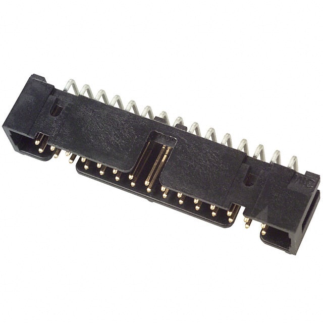 N2530-5002-RB CONN HEADER R/A 30POS 2.54MM