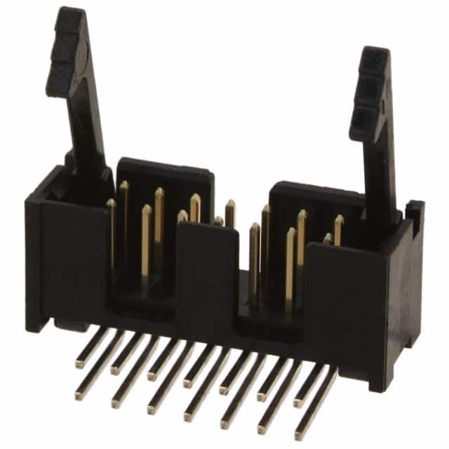 104130-2 CONN HEADER R/A 14POS 2.54MM