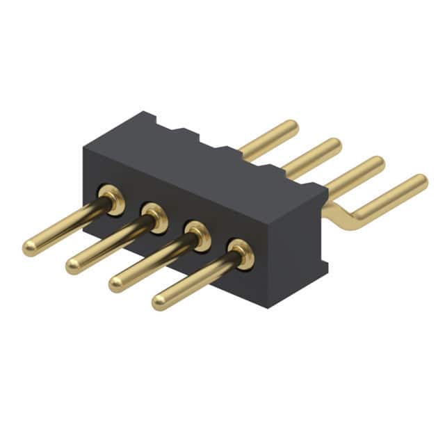 850-10-004-40-001000 CONN HEADER SMD R/A 4POS 1.27MM