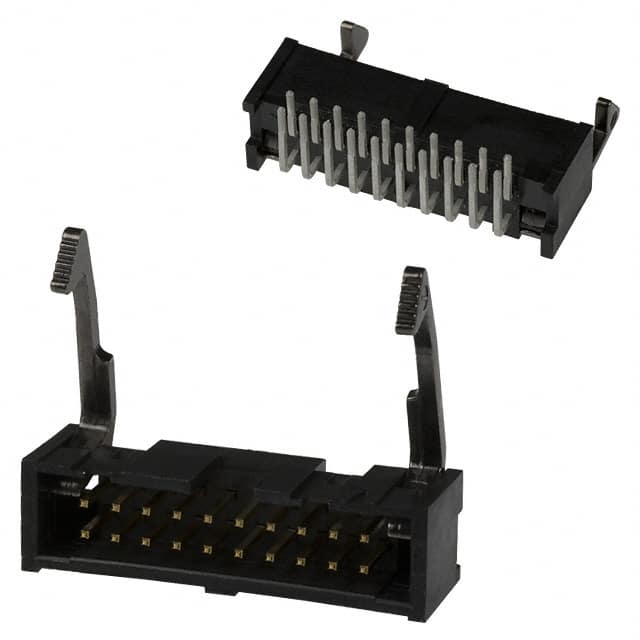 1761607-7 CONN HEADER R/A 20POS 2.54MM