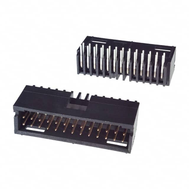 6-102617-1 CONN HEADER R/A 26POS 2.54MM