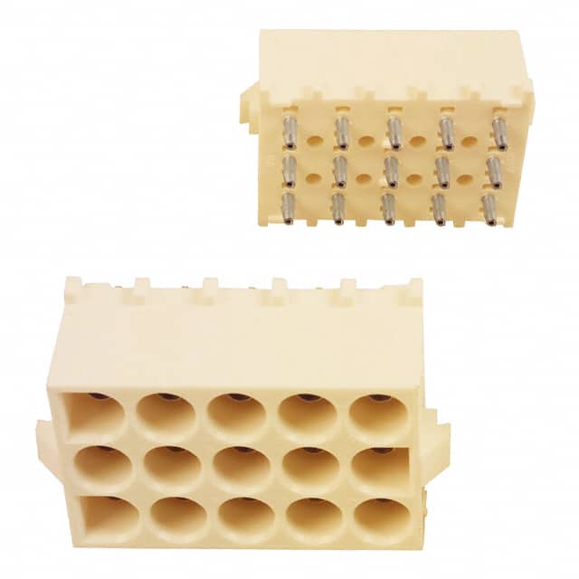 350714-2 CONN HEADER VERT 15POS 6.35MM