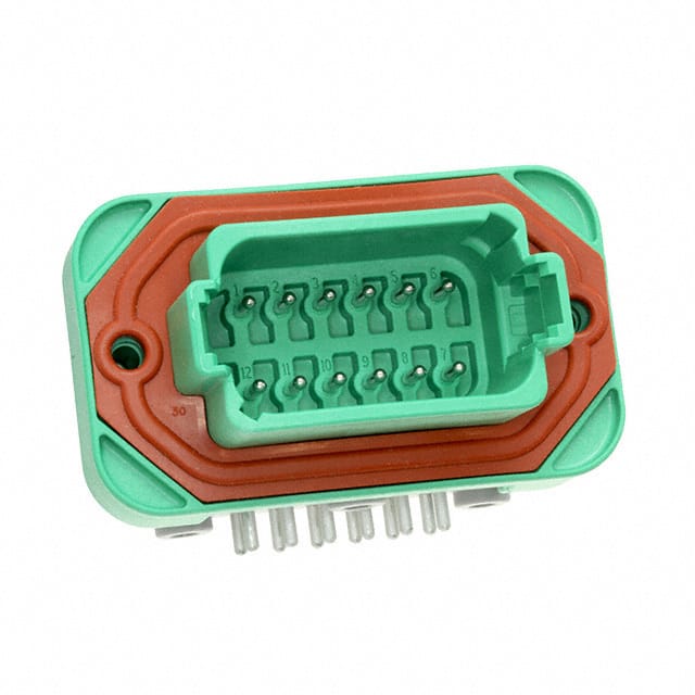 DT13-12PC CONN HEADER R/A 12POS 4.44MM