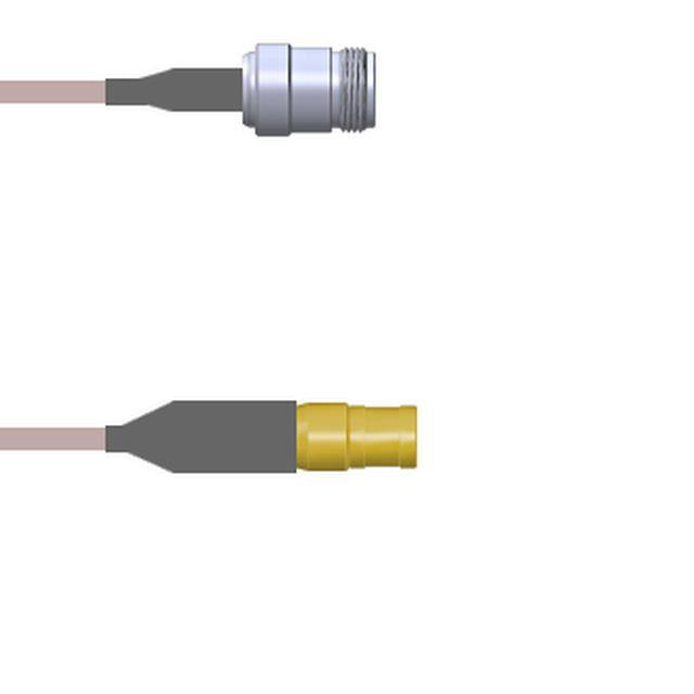 Q-2403Y000H009i CBL ASY SMB-N PLG TO JK RG142 9"