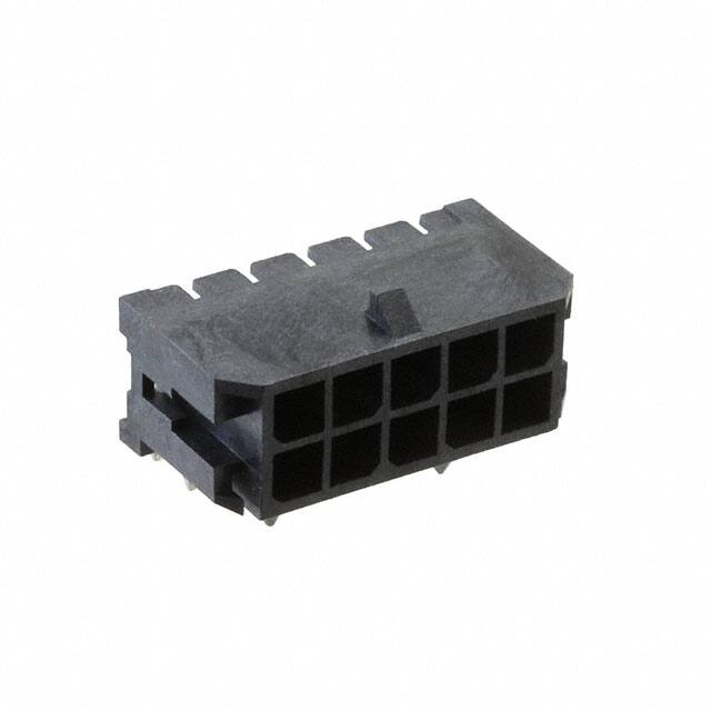 DML-10-A-H-T-A CONN HEADER R/A 10POS 3MM