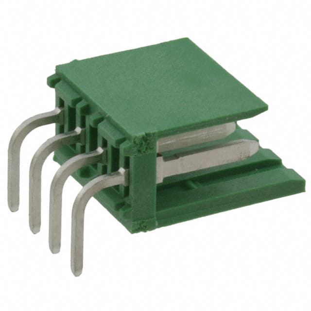 280616-1 CONN HEADER R/A 4POS 3.96MM