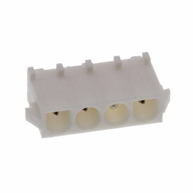 194096-2 CONN HEADER VERT 4POS 6.35MM
