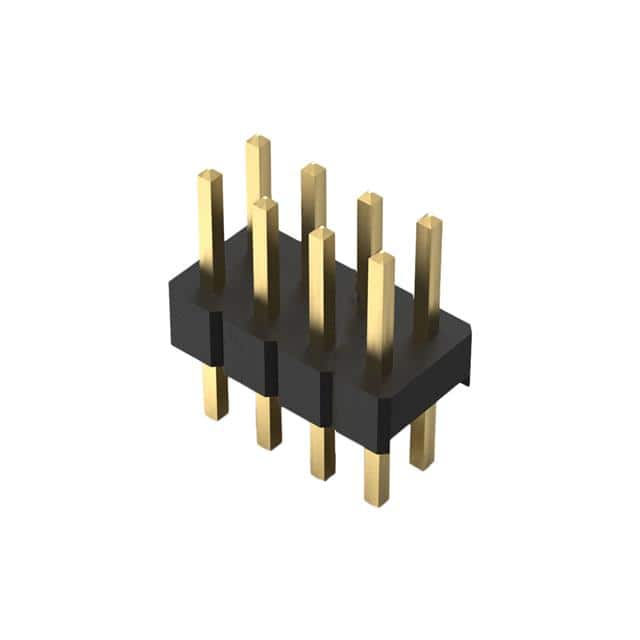 BF050-08-A-B-0200-0300-L-G 8POS, 2MM PITCH PIN HDR, DIL, TH