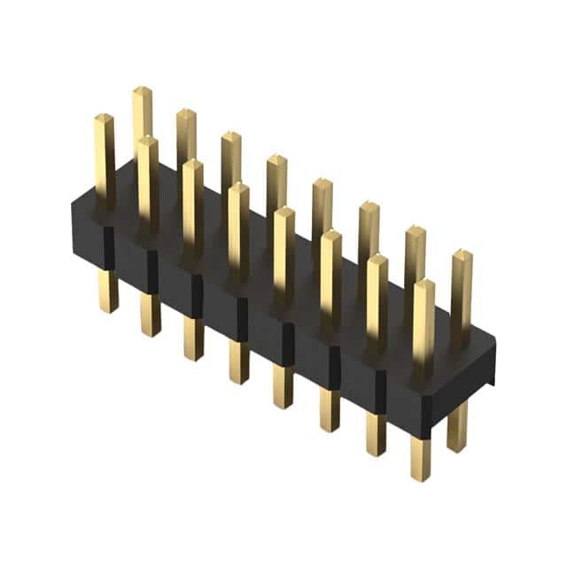 BF050-16-A-B-0600-0300-L-G 16POS, 2MM PITCH PIN HDR, DIL, T