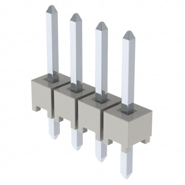 HTSW-104-07-T-S CONN HEADER VERT 4POS 2.54MM
