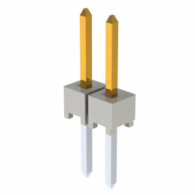 HTSW-102-08-LM-S CONN HEADER VERT 2POS 2.54MM