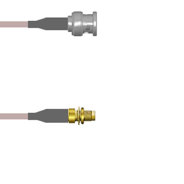 Q-0M031000H024i CBL ASY BNC-SMA P-J RG142 24"