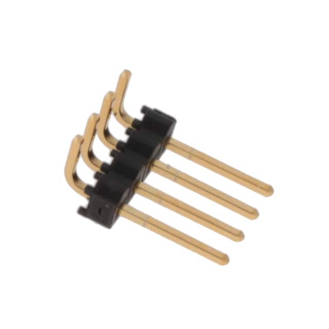 TSW-104-25-G-S-RA CONN HEADER R/A 4POS 2.54MM