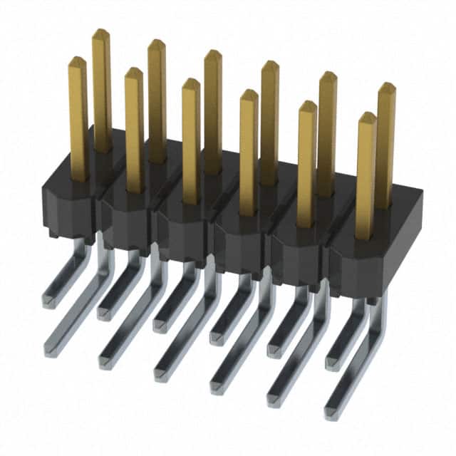 HTSW-106-08-L-D-RA CONN HEADER R/A 12POS 2.54MM