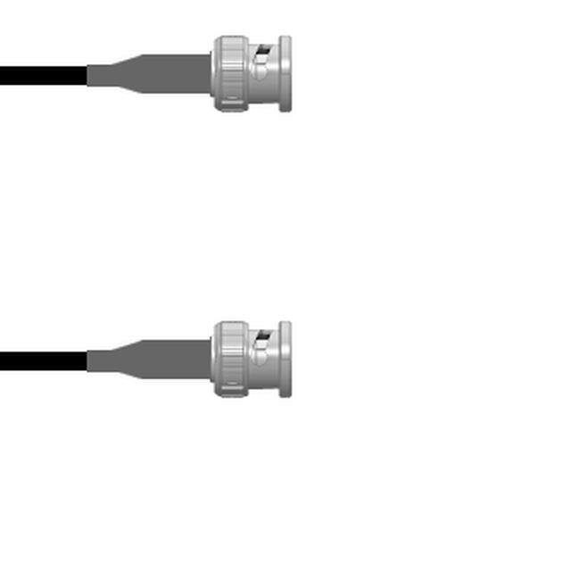 Q-0L00L0008003M CBL ASSY BNC PLUG RG58 3M