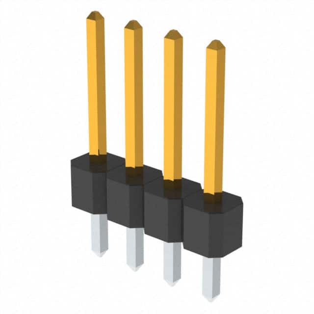 PBC04SFAN CONN HEADER VERT 4POS 2.54MM