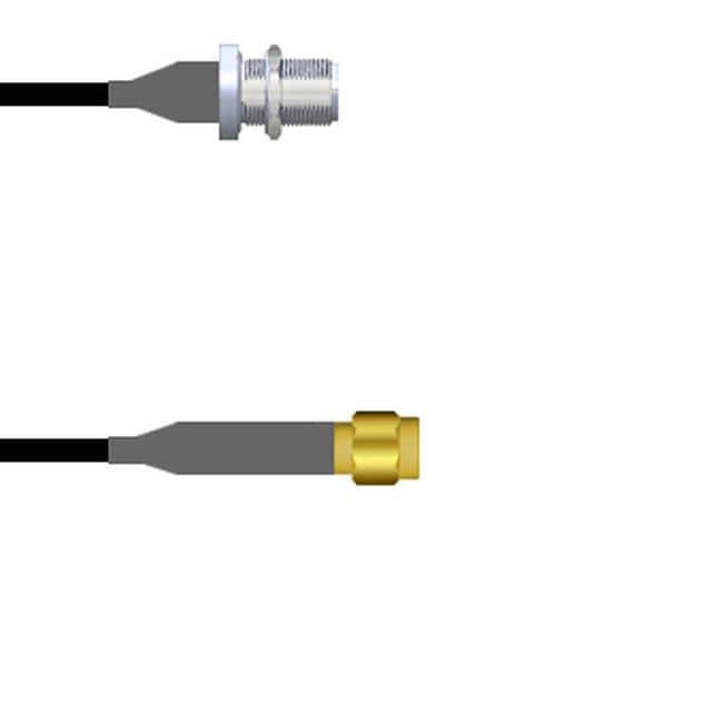 Q-1U0680003012i CBL ASSY RP-SMA TO N RG174 12"