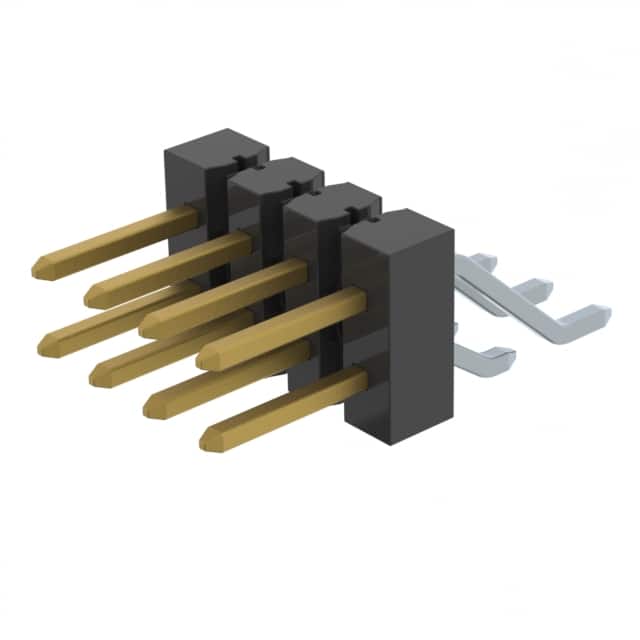 TSM-104-01-F-DH CONN HEADER SMD R/A 8POS 2.54MM