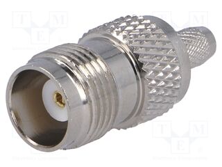 1057775-1 TE Connectivity 1057775-1 is a TNC Jack RF connector with 50 Ohm impedance, solder termination, and panel mount flange. It operates up to 11 GHz.
