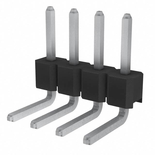 861400041LO1705LF CONN HEADER R/A 4POS 2.54MM