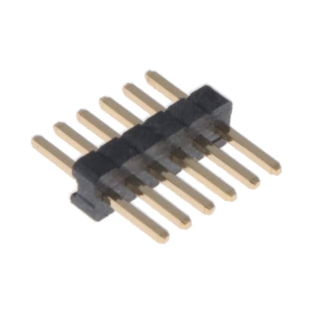 BD020-06-A-J-0350-0300-L-G 06W, 1.27MM PITCH PIN HDR, SIL,