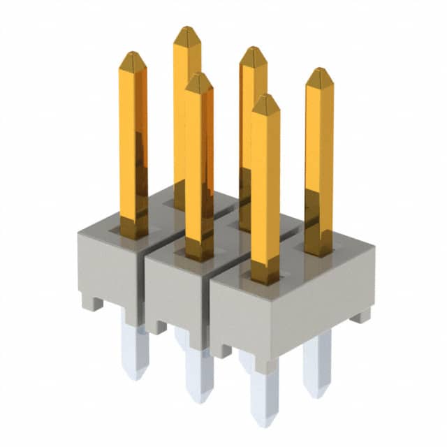 HTSW-103-07-LM-D CONN HEADER VERT 6POS 2.54MM
