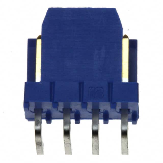 76382-304LF CONN HEADER R/A 4POS 2.54MM