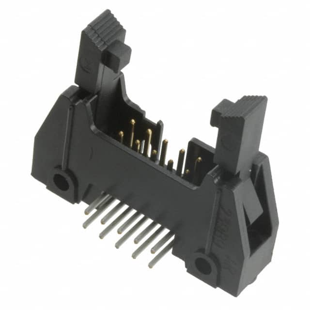D3793-5302-AR CONN HEADER R/A 10POS 2.54MM
