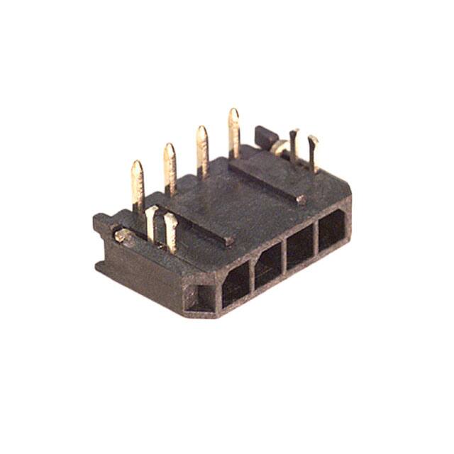 0436500404 CONN HEADER R/A 4POS 3MM