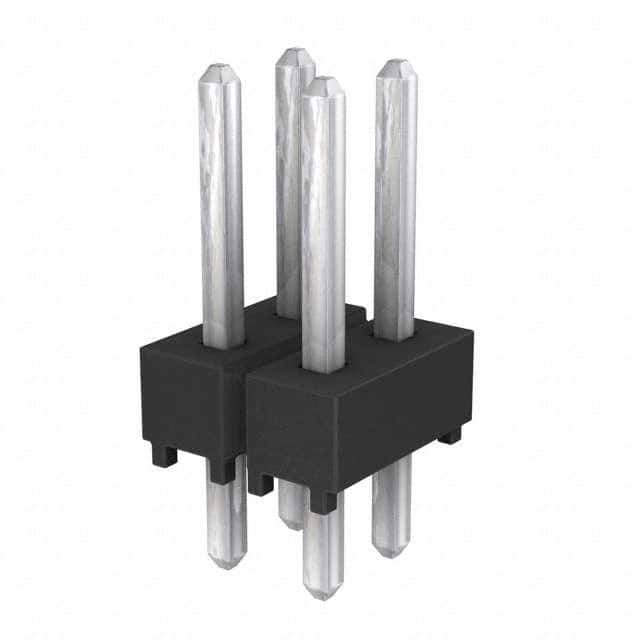 TSW-102-23-T-D CONN HEADER VERT 4POS 2.54MM
