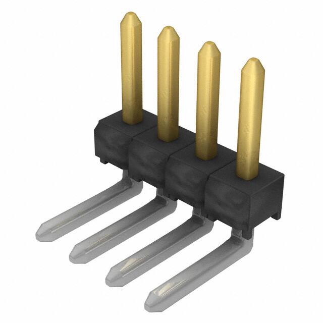 TSW-104-22-L-S-RA CONN HEADER R/A 4POS 2.54MM