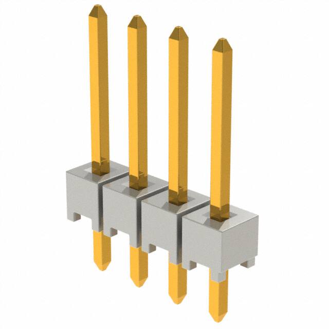 HTSW-104-14-H-S CONN HEADER VERT 4POS 2.54MM