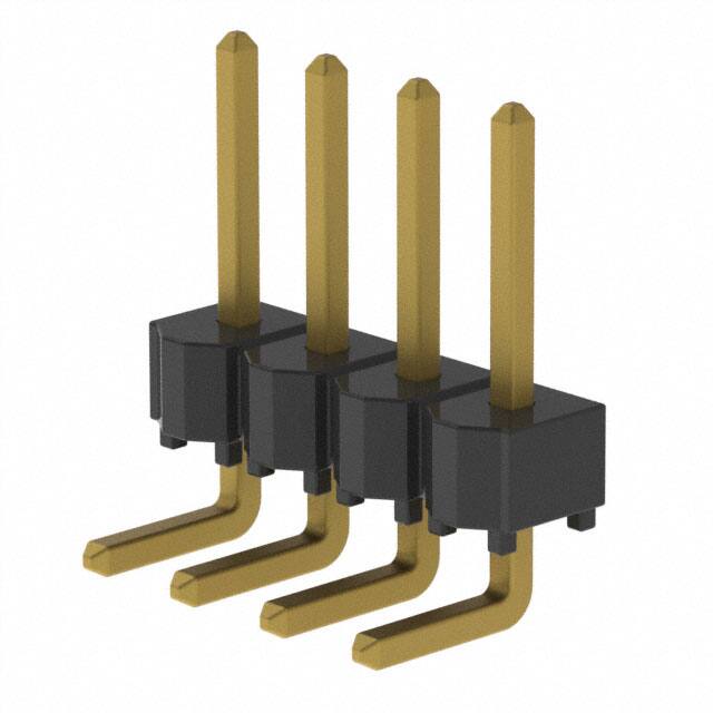 HTSW-104-08-G-S-RA CONN HEADER R/A 4POS 2.54MM