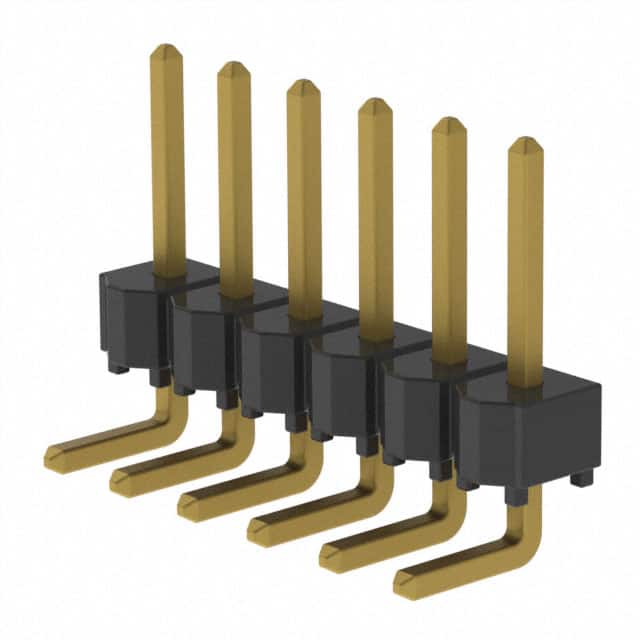 HTSW-106-08-G-S-RA CONN HEADER R/A 6POS 2.54MM