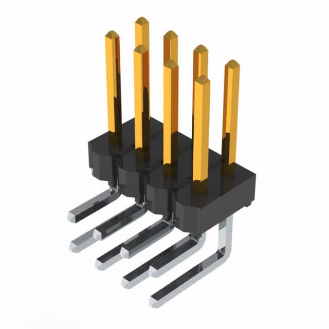 TSW-104-25-L-D-RA CONN HEADER R/A 8POS 2.54MM