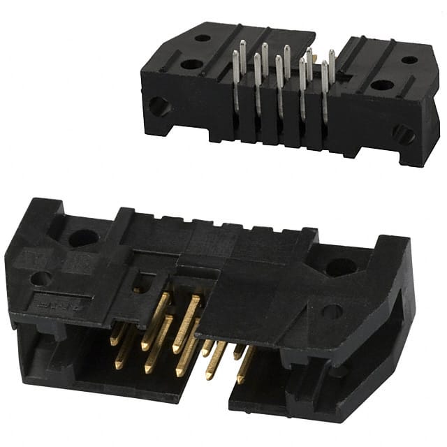 102160-1 CONN HEADER R/A 10POS 2.54MM