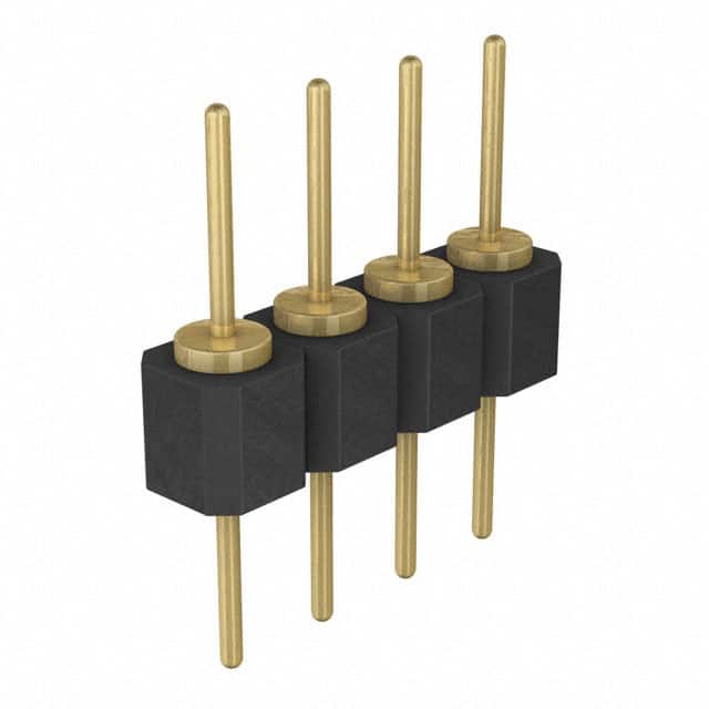 TS-104-G-AA CONN HEADER VERT 4POS 2.54MM
