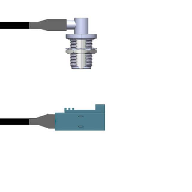 Q-1S05F0008001M CBL ASSY N-FAKRA JACK RG58 1M