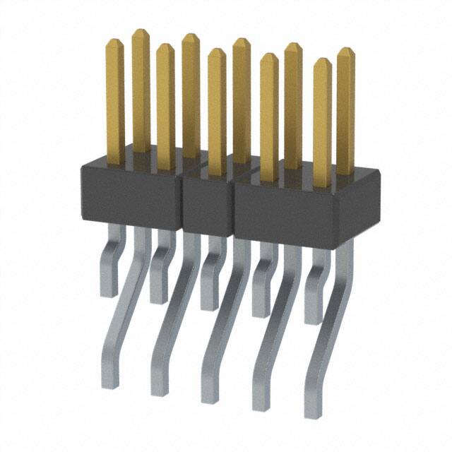 MMT-105-02-F-DH CONN HEADER SMD R/A 10POS 2MM