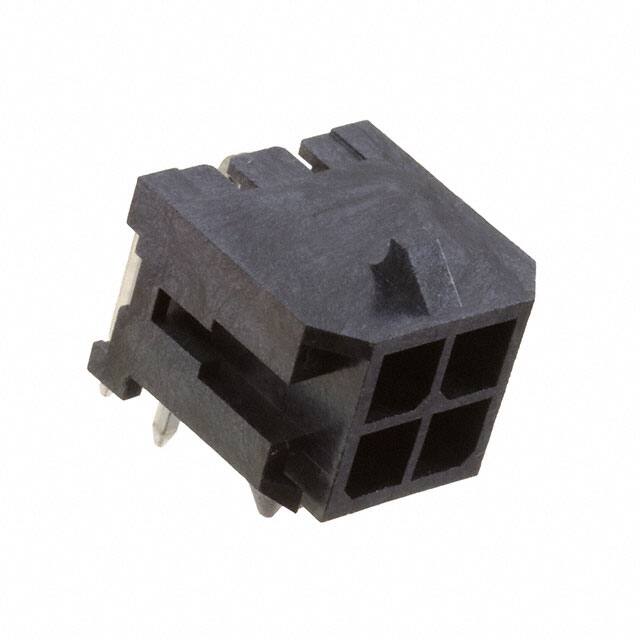 DML-04-A-H-T-A CONN HEADER R/A 4POS 3MM
